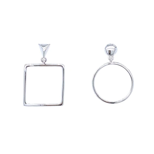 Серьги пусеты из серебра 925 пробы