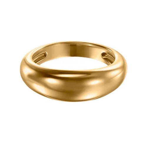 Кольцо из сребра 925 пробы с позолотой