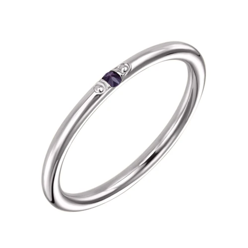 Кольцо из серебра 925 пробы с цветными фианитами