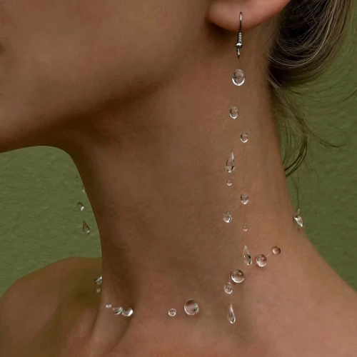 Петельки rain earrings