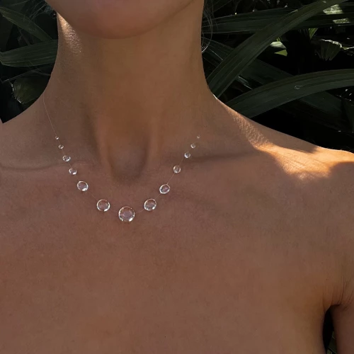 Колье леска necklace droplets