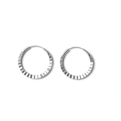 Серьги конго из серебра 925 пробы