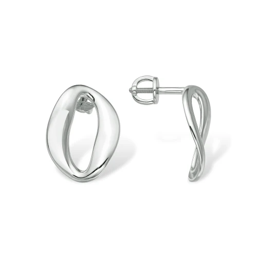 Серьги пусеты из серебра 925 пробы