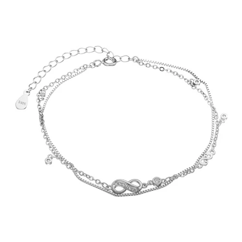 Браслет из серебра 925 пробы с фианитами