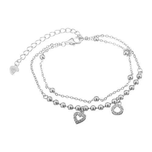Браслет из серебра 925 пробы с фианитами