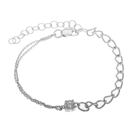 Браслет из серебра 925 пробы с фианитами