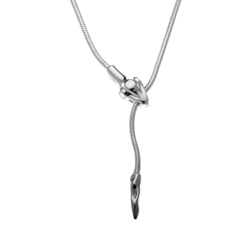 Колье из серебра 925 пробы с цирконами