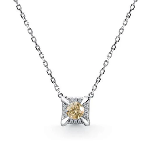 Колье (925) муассанит, фианит