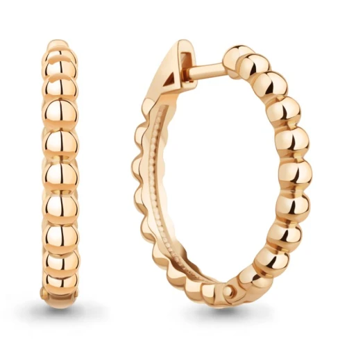 Серьги из серебра 925 пробы с позолотой