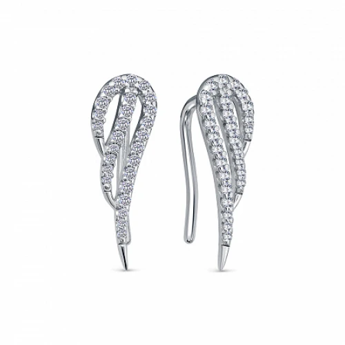 Серьги пины из серебра 925 пробы
