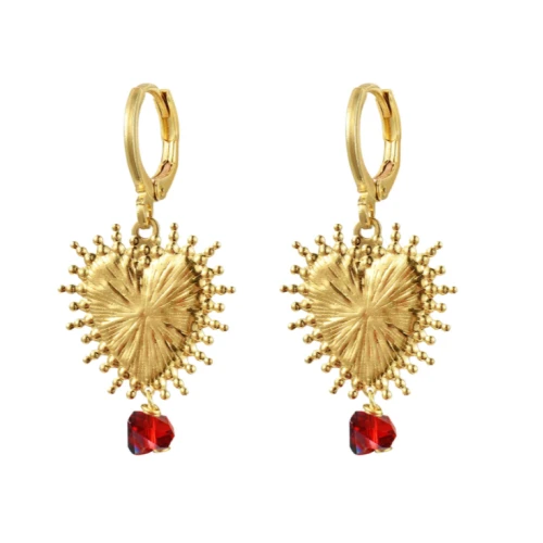 Серьги стекло