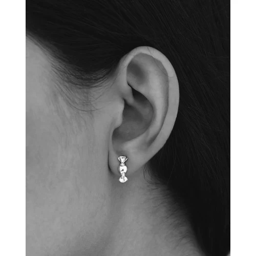 Серьги пусеты из серебра 925 пробы