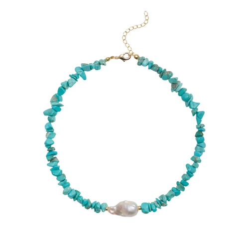 Колье жемчуг, варисцит