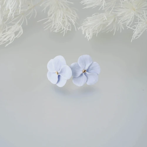 Пусеты фарфор