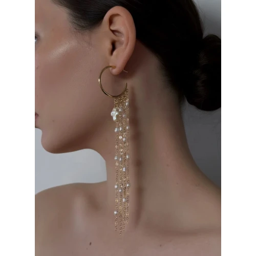 Серьги жемчуг