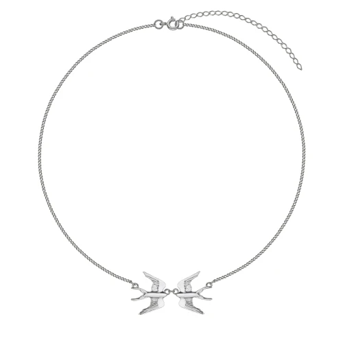 Колье из серебра 925 пробы