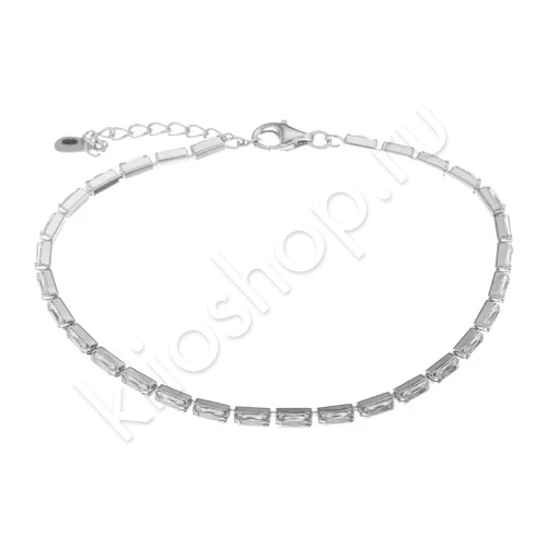 Браслет из серебра 925 пробы с фианитами