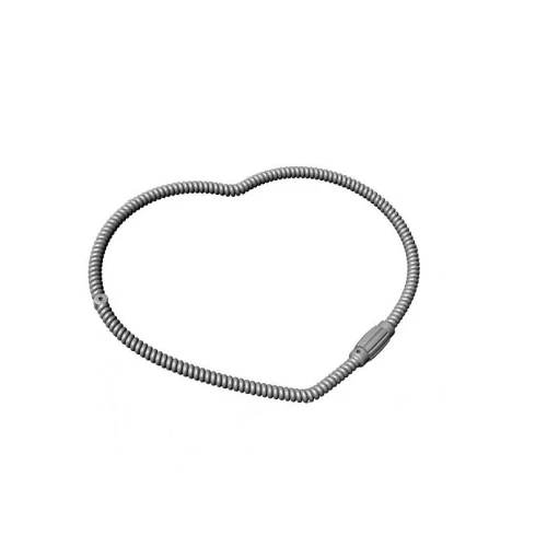 Жесткий браслет из серебра 925 пробы