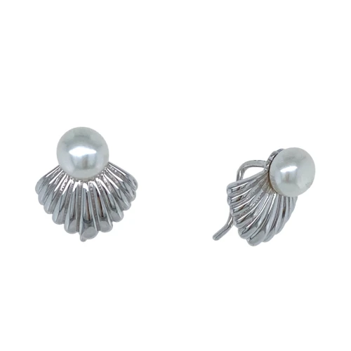 Серьги (925) жемчуг пины