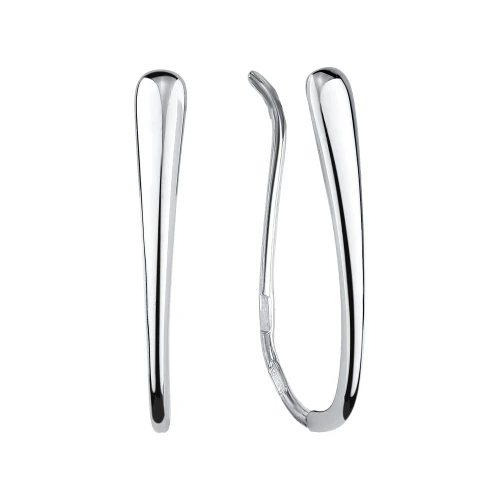 Серьги пины из серебра 925 пробы