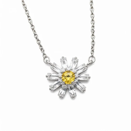 Колье из серебра 925 пробы с цветными фианитами