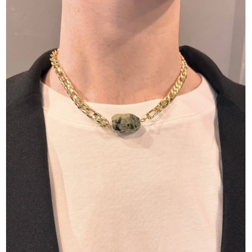 Колье нефрит