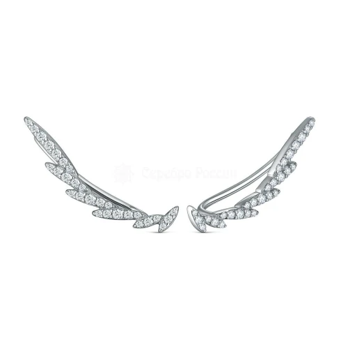 Серьги пины из серебра 925 пробы