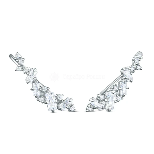 Серьги пины из серебра 925 пробы