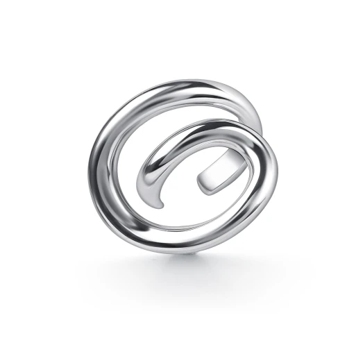 Моносерьга кафф из серебра 925 пробы