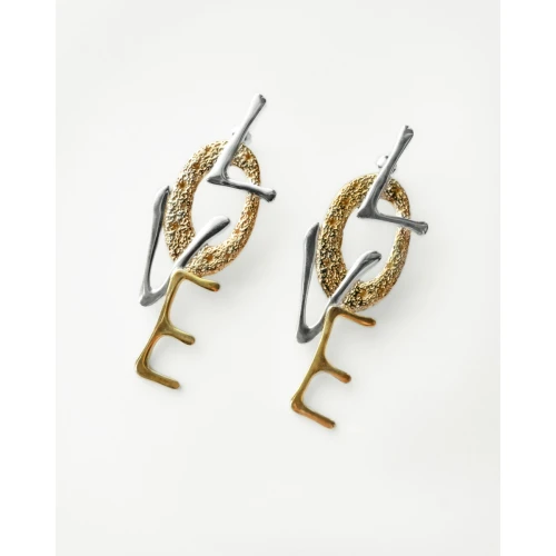 Пусеты (925) большая любовь new