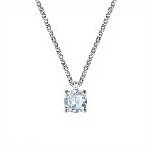 Колье из серебра 925 пробы с цирконами