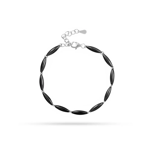 Браслет из серебра 925 пробы с керамикой