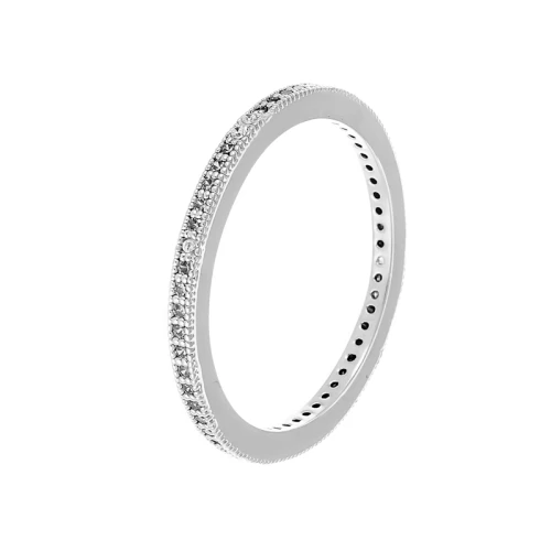 Кольцо из серебра 925 пробы с фианитами