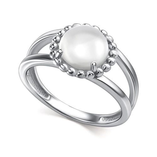 Кольцо из серебра 925 пробы с горным хрусталем