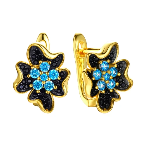 Серьги (925 п) кристалл, фианит