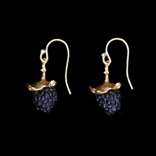 Петельки стекло ежевика